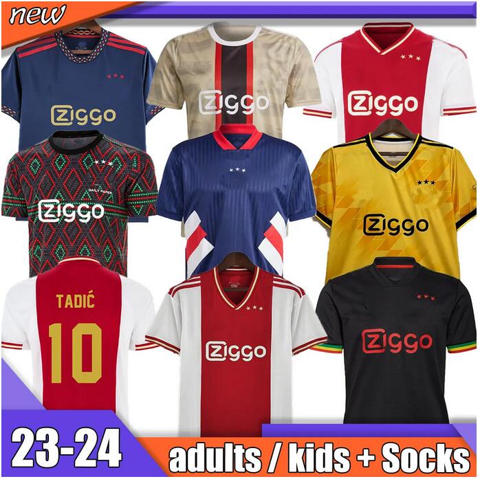 23 24 TADIC AJAXS soccer jerseys Fans player maillots de football Marley KLAASSEN HALLER BLIND GRAVENBERCH BERGWIJN CRUYFF BLIND 23 24 men kids Socks football shirt, 07
23 24 TADIC AJAXS soccer jerseys Fans player maillots de football Marley KLAASSEN HALLER BLIND GRAVENBERCH BERGWIJN CRUYFF BLIND 23 24 men kids Socks football shirt, 07