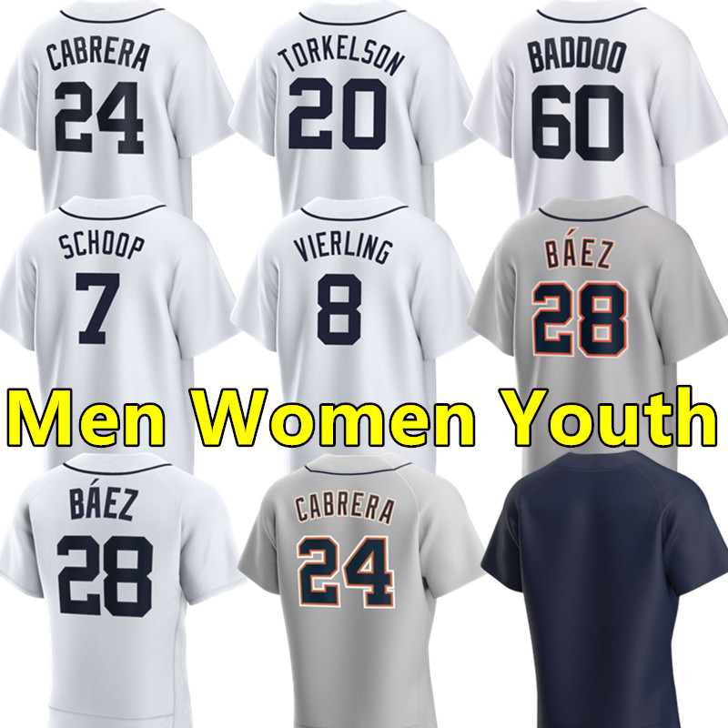 28 Javier Baez Baseball Jerseys 20 Spencer Torkelson 24 Miguel Cabrera 60 Akil Baddoo 8 Matt Vierling 7 Jonathan Schoop 13 Eric Haase 31 Riley Greene Casey Mize Jersey, Women color 3
28 Javier Baez Baseball Jerseys 20 Spencer Torkelson 24 Miguel Cabrera 60 Akil Baddoo 8 Matt Vierling 7 Jonathan Schoop 13 Eric Haase 31 Riley Greene Casey Mize Jersey, Women color 3