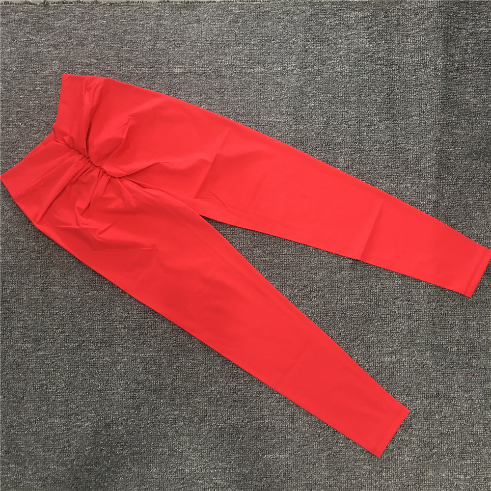 Yoga Outfits 2023 Nylon Back V Butt Pant High Waist Fitness Workout Gym Running Scrunch Leggings Trousers Jogging Active Wear 230325