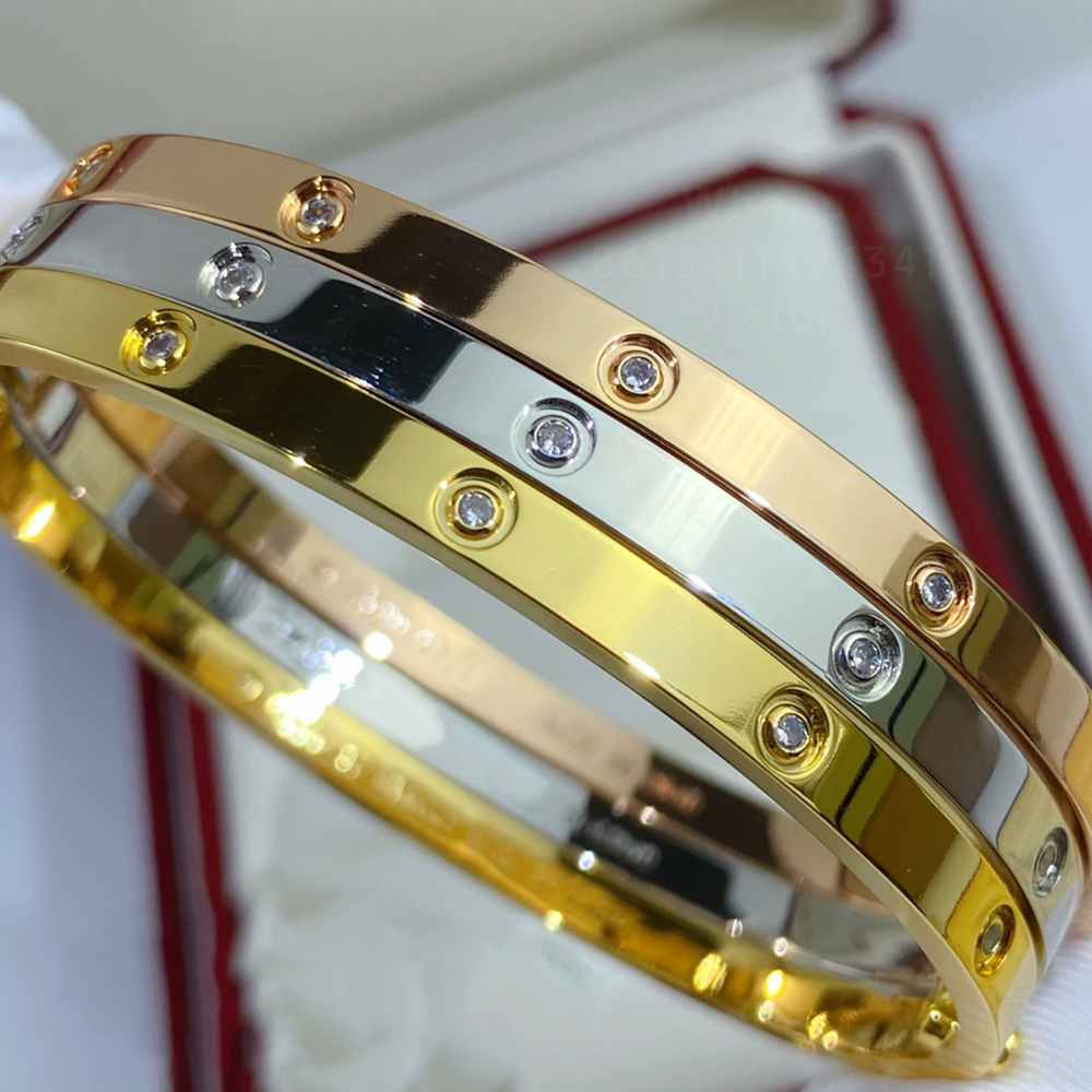 10 Diamond Thin Love bangl bangle bracelets for women designer Gold plated 18K T0P quality official reproductions fashion classic style anniversary gift 007
10 Diamond Thin Love bangl bangle bracelets for women designer Gold plated 18K T0P quality official reproductions fashion classic style anniversary gift 007