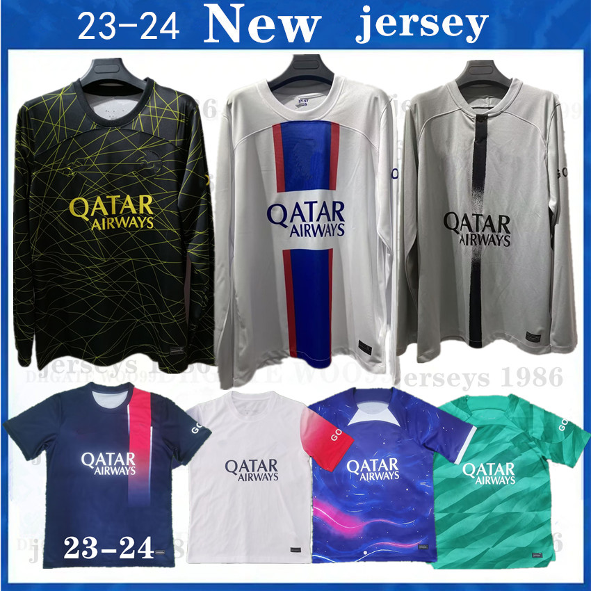 Long sleeve 22 23 24 HAKIMI soccer jerseys home away pSGs SERGIO RAMO 2022 2023 2024 MBAPPE shirt Maillots VERRATTI AWAY goalkeeper maillot de foot
Long sleeve 22 23 24 HAKIMI soccer jerseys home away pSGs SERGIO RAMO 2022 2023 2024 MBAPPE shirt Maillots VERRATTI AWAY goalkeeper maillot de foot
