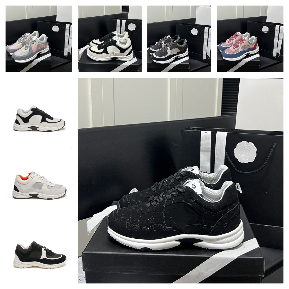 Designer Running Shoes Fashion Channel Sneakers Women's Luxury lace-up Sneakers Casual Sneakers Classic Sneakers Women's City gsfs Designer sneaker size36-41, 11
Designer Running Shoes Fashion Channel Sneakers Women's Luxury lace-up Sneakers Casual Sneakers Classic Sneakers Women's City gsfs Designer sneaker size36-41, 11