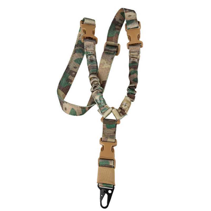 Shot Belt Hunting Accessories Tactical Gear Tactical Single Point Sling Shoulder Strap Rifle Rope Belt with Metal Buckle