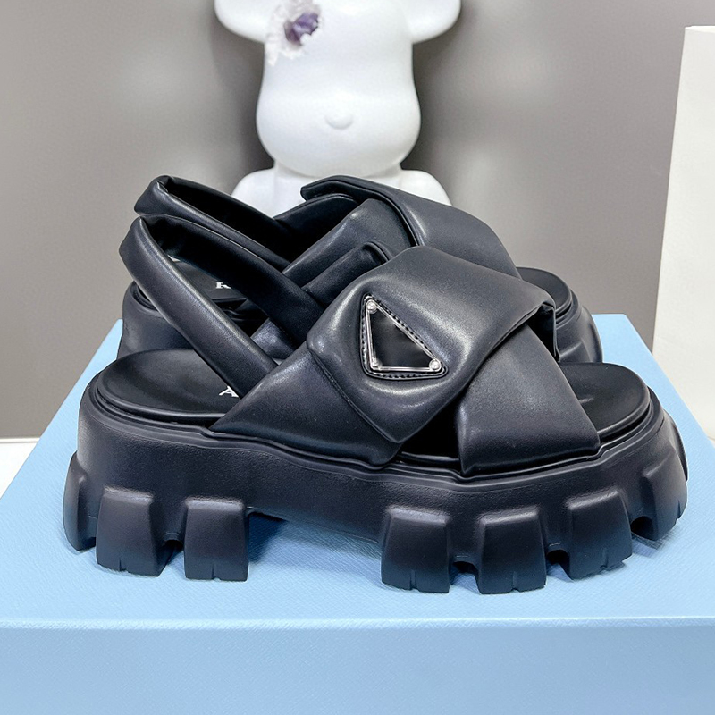 New Designer P Sandals Rubber Thick Sole Hollow Headed Women's Leather Casual Elevated Buckle Roman Tide Outdoor Beach Sandals Box Size 35-40, Blue
New Designer P Sandals Rubber Thick Sole Hollow Headed Women's Leather Casual Elevated Buckle Roman Tide Outdoor Beach Sandals Box Size 35-40, Blue