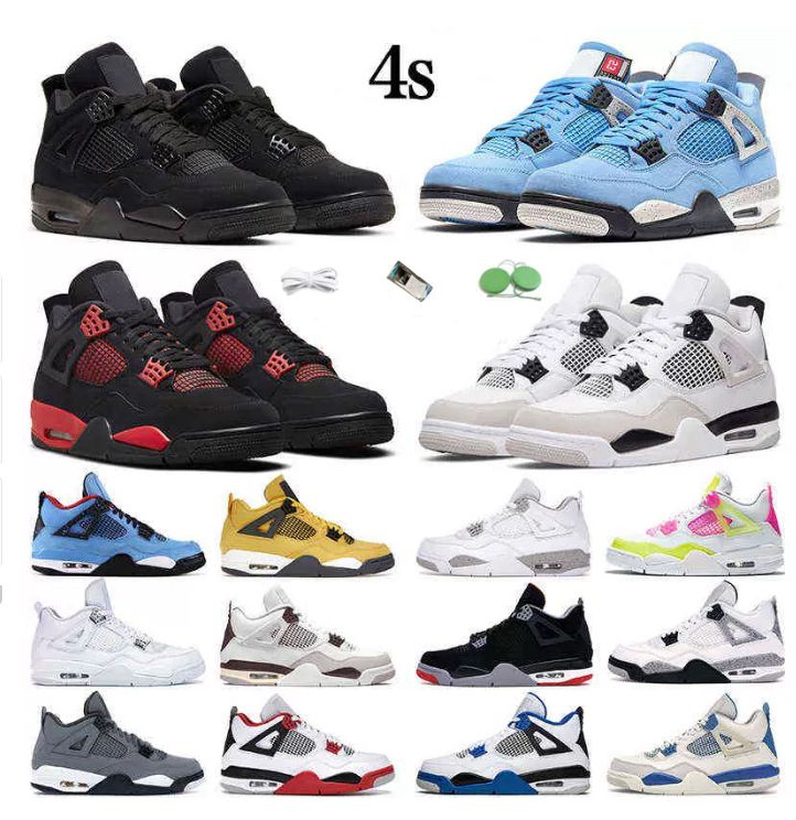 2023 4 4s Basketball Shoes Men Women Military Black Cat 4 University Blue Red Thunder Sail Cactus Jack White Mens Trainers Out
2023 4 4s Basketball Shoes Men Women Military Black Cat 4 University Blue Red Thunder Sail Cactus Jack White Mens Trainers Out