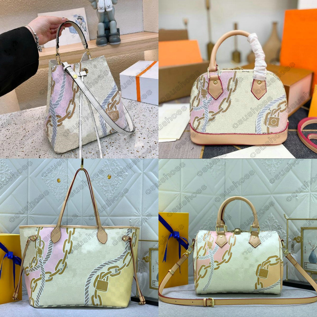 Alma BB N40472 Neonoe Bucket Bag N40474 2023SS New Spring Nautical Collection Never MM Tote N40471 N40473 Women Luxurys Crossbody Shopping Bag Handbag Cross Body, Customize
Alma BB N40472 Neonoe Bucket Bag N40474 2023SS New Spring Nautical Collection Never MM Tote N40471 N40473 Women Luxurys Crossbody Shopping Bag Handbag Cross Body, Customize