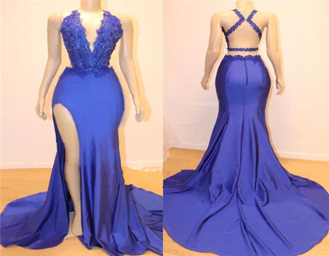 Navy Blue Mermaid Long Prom Dresses V Neck Applique Sequins Split Evening Gowns Criss Cross Backless Formal Party Dress BC11531314314
Navy Blue Mermaid Long Prom Dresses V Neck Applique Sequins Split Evening Gowns Criss Cross Backless Formal Party Dress BC11531314314