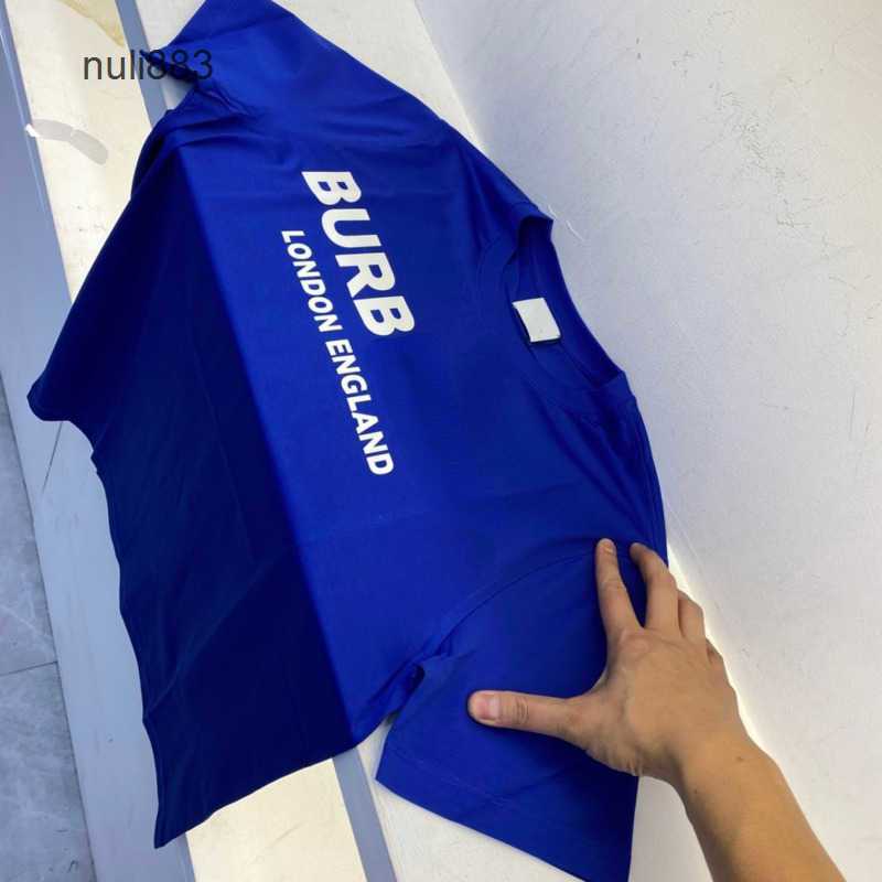 Printed buryrerys Shirt Round t Summer Neck Sleeved Cotton Mens T-shirt Bb Short Sweatshirt Designer Men Women Pullover Tee 4xl 5xl burberrys2 Burberrys HGAT