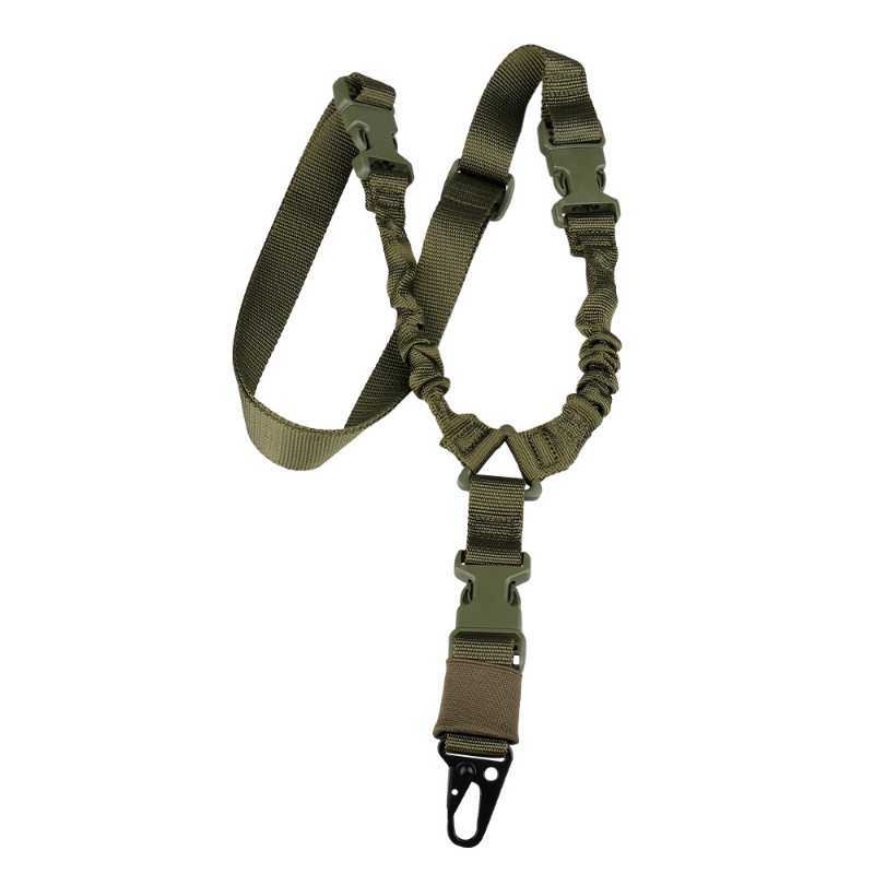 Shot Belt Hunting Accessories Tactical Gear Tactical Single Point Sling Shoulder Strap Rifle Rope Belt with Metal Buckle