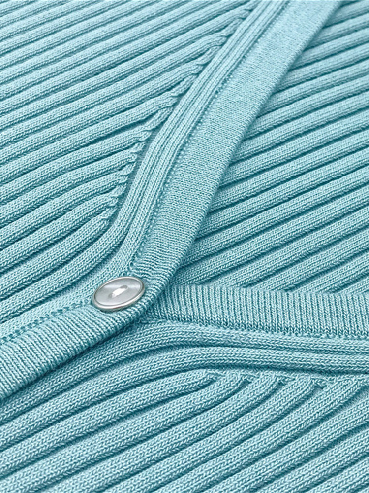 Two Piece Dress Women Bodycon 2 Set Spaghetti Strap Slim Knit Long Sleeve Button Cardigan Suits Fashion Solid Outfits C-113 230325