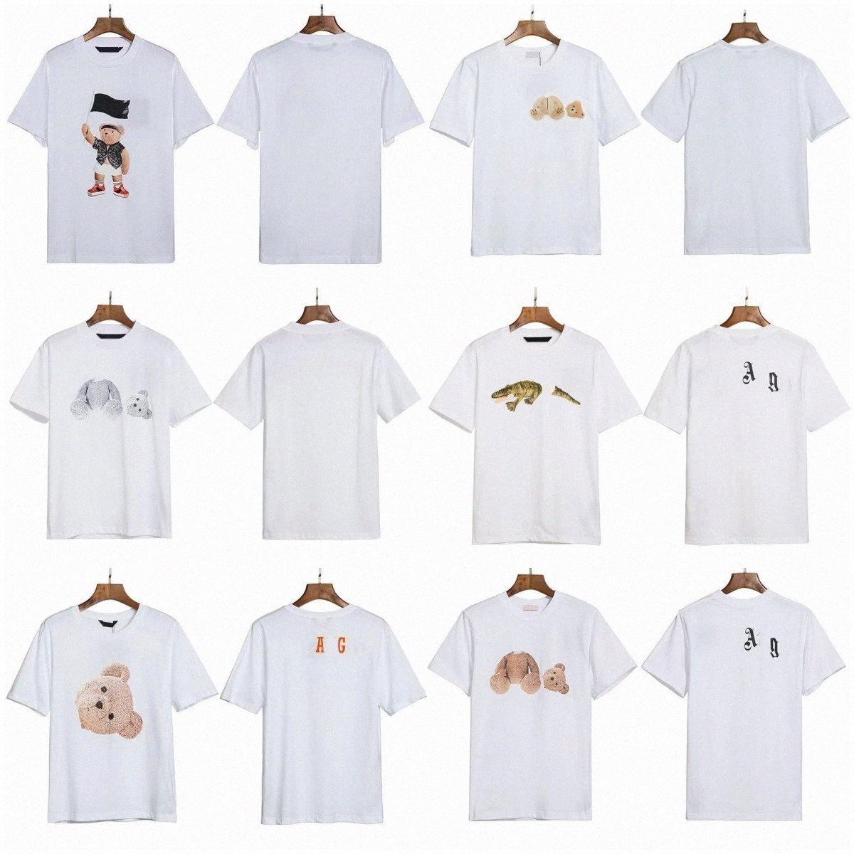 Men's T shirts Designer Womens t Shirt Bear Crocodile Printed Shirts Mens Tshirt Guillotine Summer Trend Short Sleeve Casual Top High Street Tee Shirt Palms Angel Tops
Men's T shirts Designer Womens t Shirt Bear Crocodile Printed Shirts Mens Tshirt Guillotine Summer Trend Short Sleeve Casual Top High Street Tee Shirt Palms Angel Tops