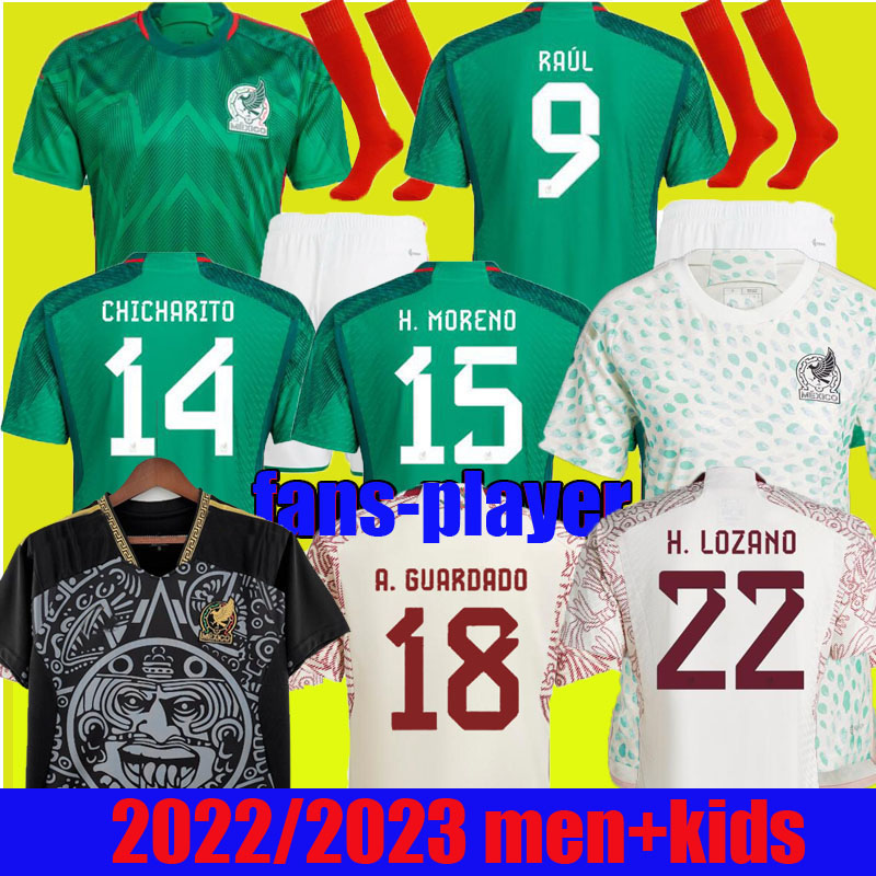2022 Mexico soccer jerseyS H.LOZANO CHICHARITO RAUL 22 23 FANS player version 2023 HOME AWAY G DOS SANTOS OCHOA Camisetas long sleeve women men kids kit football shirts, Home player
2022 Mexico soccer jerseyS H.LOZANO CHICHARITO RAUL 22 23 FANS player version 2023 HOME AWAY G DOS SANTOS OCHOA Camisetas long sleeve women men kids kit football shirts, Home player