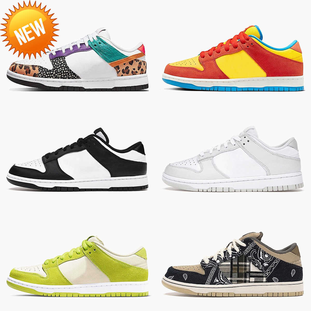 Outdoor OG 2023 Classic SB Lows Running Shoes DuNkS Paisley UNC World Champ Women Men Grey Fog Bart Simpson Sports Black White Green Cherry Safari Mix Parra Trainer S, # 36-45 bart simpson
Outdoor OG 2023 Classic SB Lows Running Shoes DuNkS Paisley UNC World Champ Women Men Grey Fog Bart Simpson Sports Black White Green Cherry Safari Mix Parra Trainer S, # 36-45 bart simpson