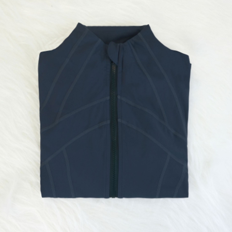 New Women Yoga Long Sleeve Jacket Solid Color Sports Shaping Waist Tight Loose Jogging Sportswear Gym Activewear Workout Clothes