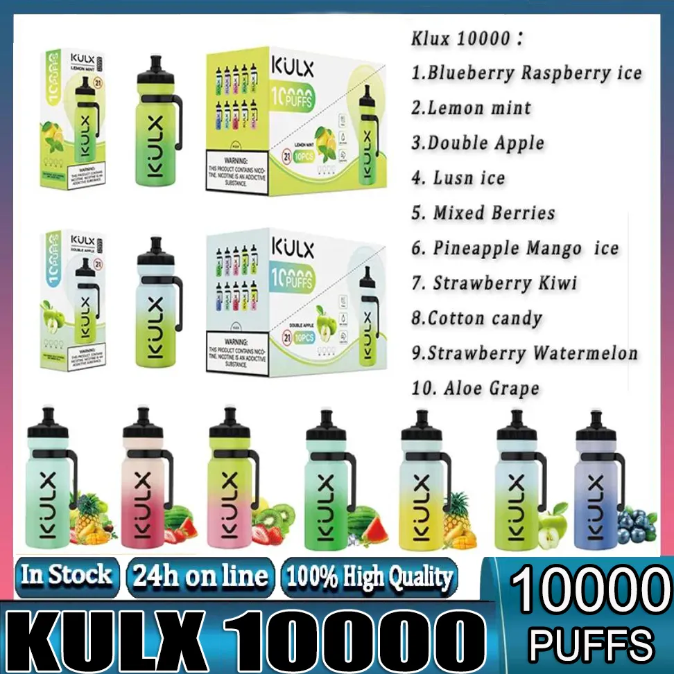 2023 Kulx 10000 Puffs Disposable E Cigarettes Airflow Control Device 6 Colors RGB Light 0% 2% 3% 5% Optional 10K Puffs Vape Pen 10 Flavors DDP No Tax
2023 Kulx 10000 Puffs Disposable E Cigarettes Airflow Control Device 6 Colors RGB Light 0% 2% 3% 5% Optional 10K Puffs Vape Pen 10 Flavors DDP No Tax