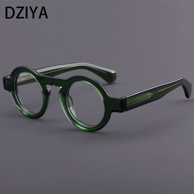 Sunglasses Frames Fashion Retro Round Gradient Color Large Plate Material HighEnd Men Women Glasses 60193 230325