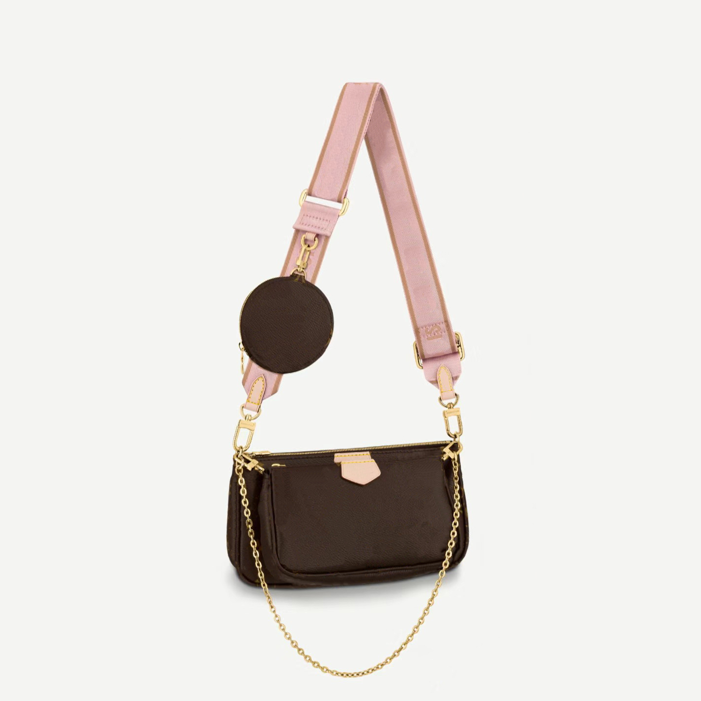 Pochette 5A Three-Piece Shoulder Bags Designer Brand Multi Pochette Accessoires Shoulder Bags M44840 Mini Detachable Round Zip Coin Purse Single Crossbody Bag 2023, Brown
Pochette 5A Three-Piece Shoulder Bags Designer Brand Multi Pochette Accessoires Shoulder Bags M44840 Mini Detachable Round Zip Coin Purse Single Crossbody Bag 2023, Brown