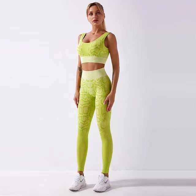 Women' Tracksuits ' Tidal current for Sportswear Seamless Yoga Set Snake Print Crop Top Bra High Waist Fitnes Pants Gym Suit design juicy tracksuits, Yellow-s
Women' Tracksuits ' Tidal current for Sportswear Seamless Yoga Set Snake Print Crop Top Bra High Waist Fitnes Pants Gym Suit design juicy tracksuits, Yellow-s