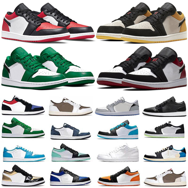 Jumpman 1 Low Basketball Shoes 1s Sneakers designer Triple White Shadow University Blue UNC Black Bred Toe Light Smoky Grey Mens Women Outdoor Eur 36-47, With original box
Jumpman 1 Low Basketball Shoes 1s Sneakers designer Triple White Shadow University Blue UNC Black Bred Toe Light Smoky Grey Mens Women Outdoor Eur 36-47, With original box