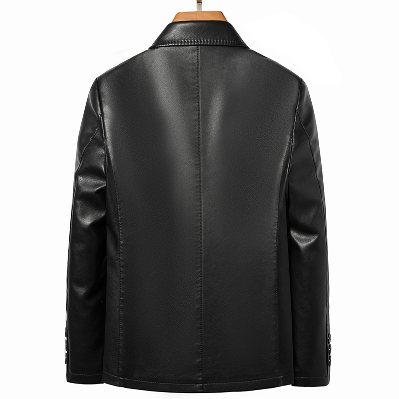 Men's Leather Faux YN2262 Natural Sheep Casual Suit Jacket Slim Spring and Autumn Thin Section Black Brown 230324