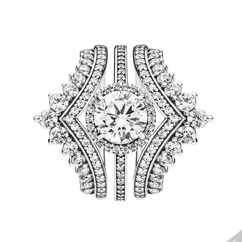 Princess Wishbone Rings Set for Pandora Authentic Sterling Silver Wedding designer Jewelry For Women Girlfriend CZ Diamond Love Ring with Original BOX
Princess Wishbone Rings Set for Pandora Authentic Sterling Silver Wedding designer Jewelry For Women Girlfriend CZ Diamond Love Ring with Original BOX