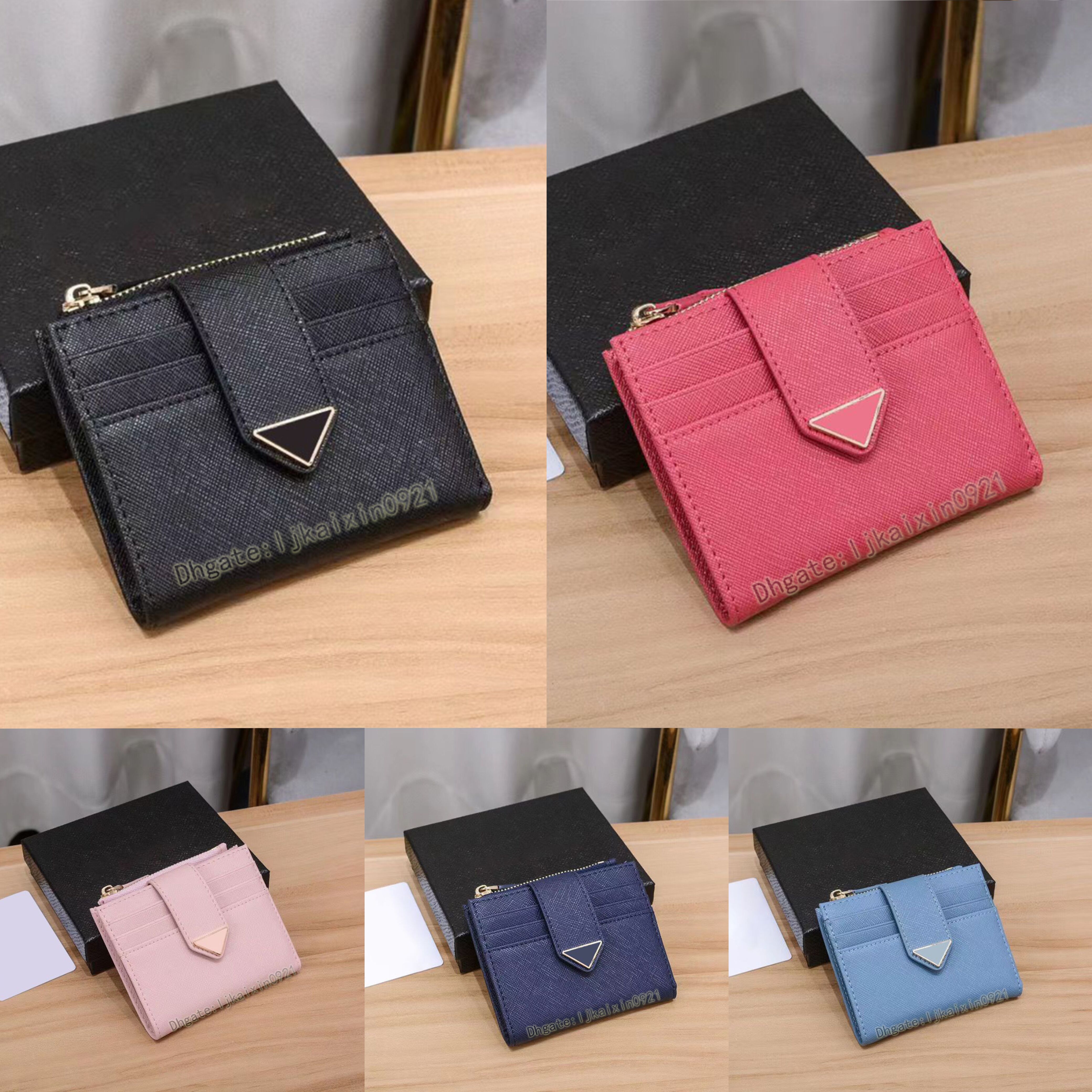 Saffiano Designer Card pack Women's and Mens multicolor triangle card holder Purses wallets Luxury vintage Leather wholesale Holders Coin Key Pouch bags with box, Grey
Saffiano Designer Card pack Women's and Mens multicolor triangle card holder Purses wallets Luxury vintage Leather wholesale Holders Coin Key Pouch bags with box, Grey