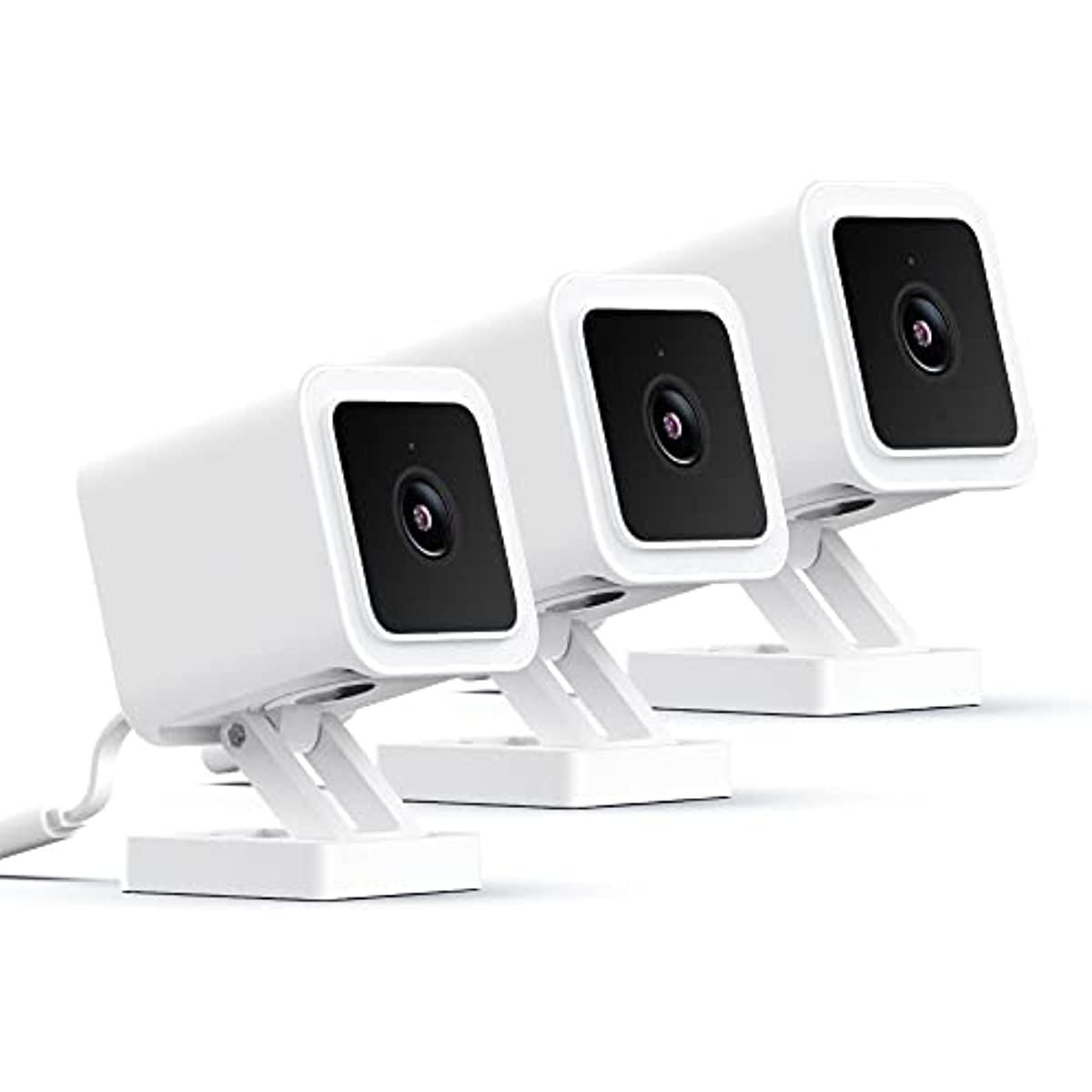 Cam v3 with Color Night Vision, Wired 1080p HD Indoor Outdoor Security Camera, 2-Way Audio, Compatible with Alexa, Google Assistant, and IFTTT, 3-Pack
Cam v3 with Color Night Vision, Wired 1080p HD Indoor Outdoor Security Camera, 2-Way Audio, Compatible with Alexa, Google Assistant, and IFTTT, 3-Pack