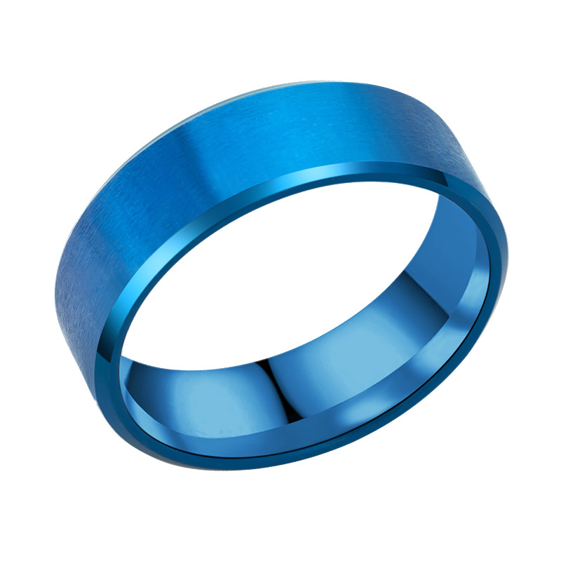 316L Stainless Steel Ring for Men Women Gold Silver Black Frosted Titanium Rings Promotion Jewelry Gift Party Wedding Anniversary Accessory Wholesale