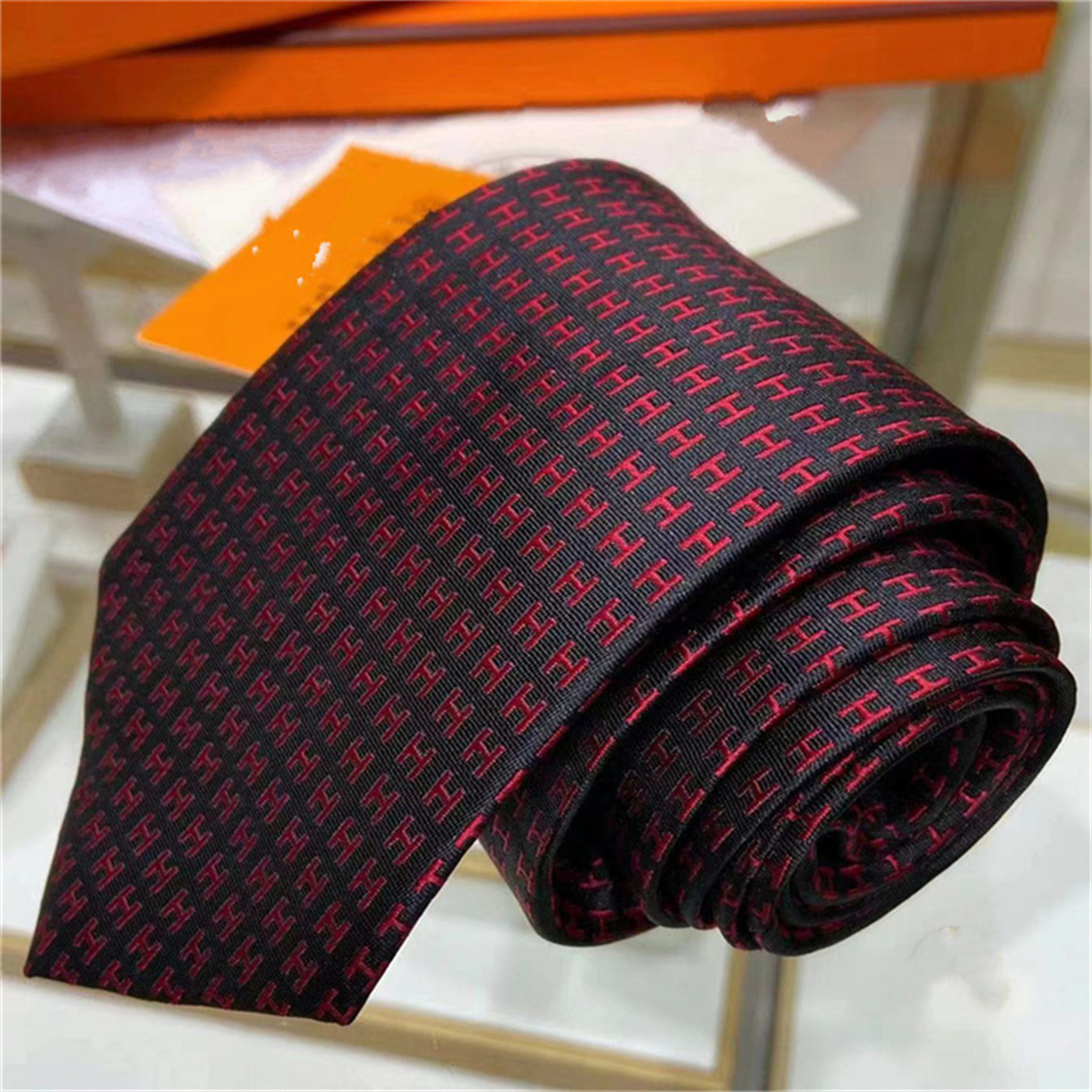 Designer Neck 2023 Necktie Mens Tie Suit NeckTies Business Men Silk Ties Party Wedding Neckwear Cravate Cravattino Krawatte Choker Hawaiian 1H121
