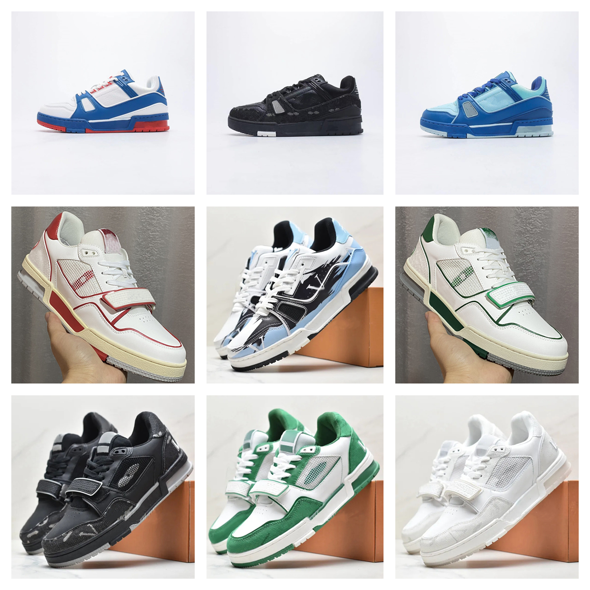 Designer Running Shoes Men's Women's Sneakers Casual Shoes Calfskin Leather Abloh Black Green Red Blue Letters Covered Platform Low Sneaker Size 36-45
Designer Running Shoes Men's Women's Sneakers Casual Shoes Calfskin Leather Abloh Black Green Red Blue Letters Covered Platform Low Sneaker Size 36-45