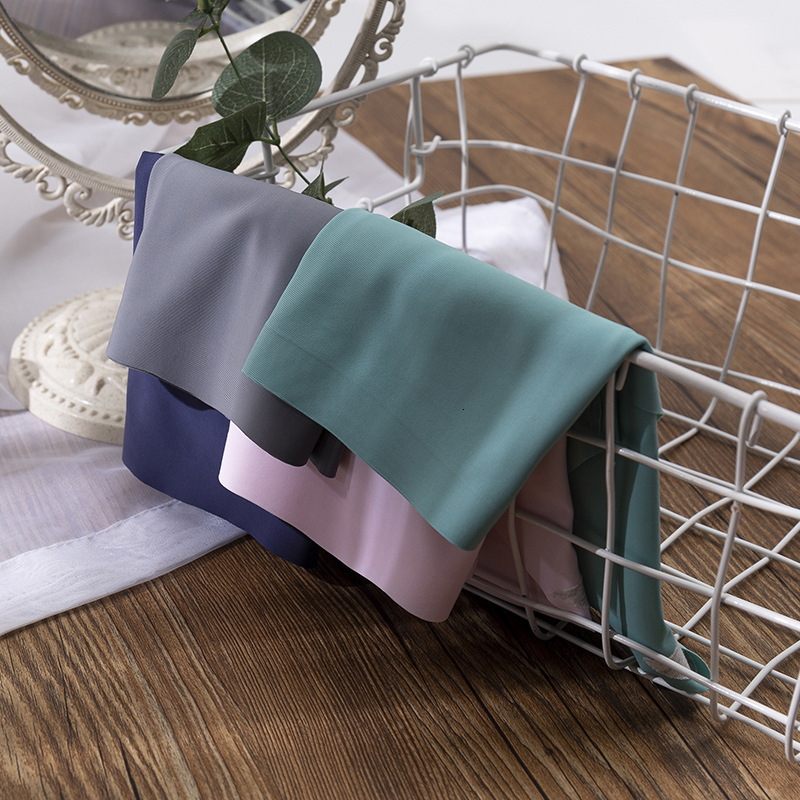 Women's Panties 12PCS Lce silk Seamless Underwear Women's Panties Sexy Comfortable Breathable Lowwaist Briefs Plus size Elastic Lingerie 230