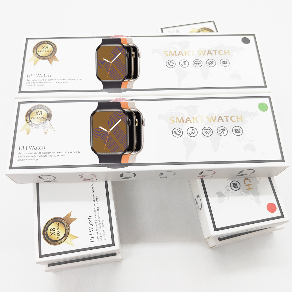 X8 Pro Max Smart Watch X8 max Smartwatch Men Women 1.75 Inch Fitness Tracker Clock IPX6 Brand Watches for android ios 9.0 above xiaomi apple watch Come with Box ONETH
X8 Pro Max Smart Watch X8 max Smartwatch Men Women 1.75 Inch Fitness Tracker Clock IPX6 Brand Watches for android ios 9.0 above xiaomi apple watch Come with Box ONETH