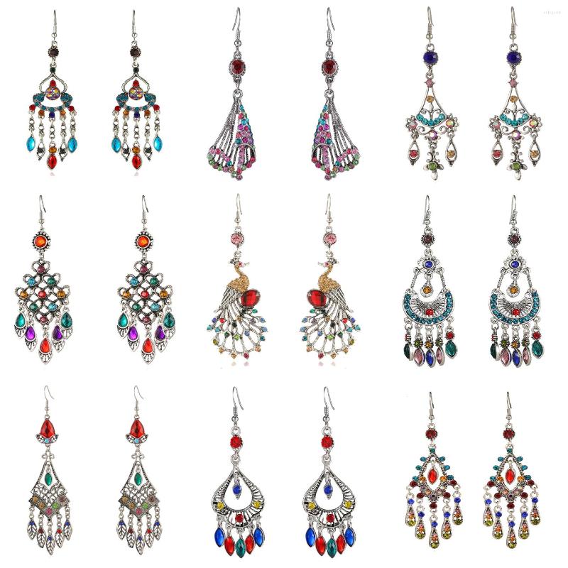 Dangle Earrings Colorful Rhinstone Bohemian Retro Long Water Drop Ethnic Women Personality Jhumka Jewelry Fashion Female Accessories
Dangle Earrings Colorful Rhinstone Bohemian Retro Long Water Drop Ethnic Women Personality Jhumka Jewelry Fashion Female Accessories