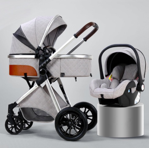 New Baby Stroller 3 in 1 High Landscape Stroller Reclining Baby Carriage Foldable Stroller Baby Bassinet Puchair Newborn1
New Baby Stroller 3 in 1 High Landscape Stroller Reclining Baby Carriage Foldable Stroller Baby Bassinet Puchair Newborn1
