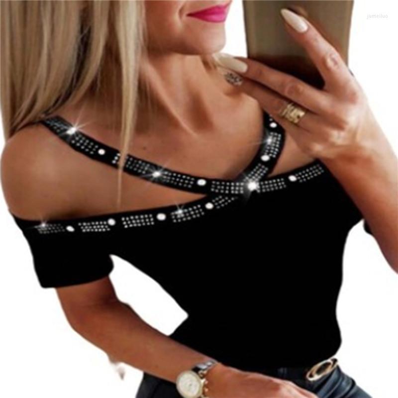 Women' Polos Off The Shoulder Tops For Women 2023 Tees Casual Diamonds Sequins Solid Color Short Sleeve T Shirt Summer Clothes, Black
Women' Polos Off The Shoulder Tops For Women 2023 Tees Casual Diamonds Sequins Solid Color Short Sleeve T Shirt Summer Clothes, Black