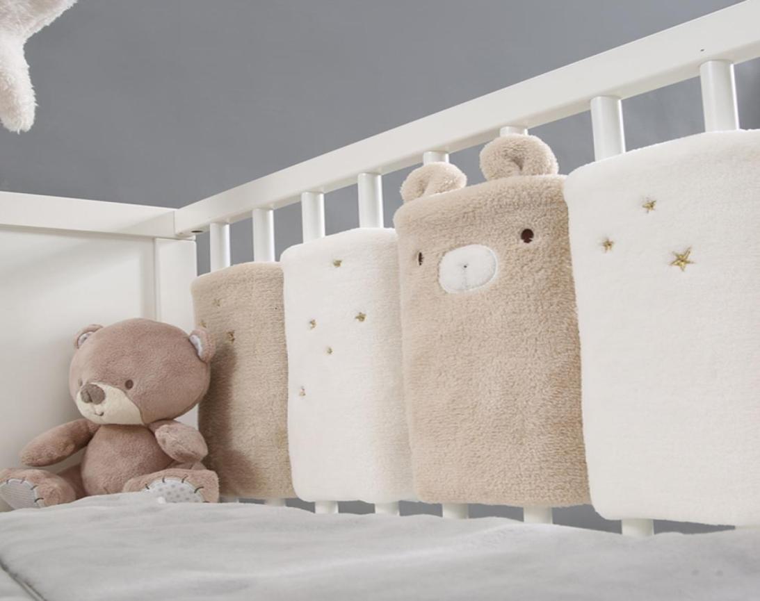 

Bed Rails Plush ding Set Accessories Infant Crib Bumpers Chic Cotton Protector Decoration Room Stuff 2212092043147