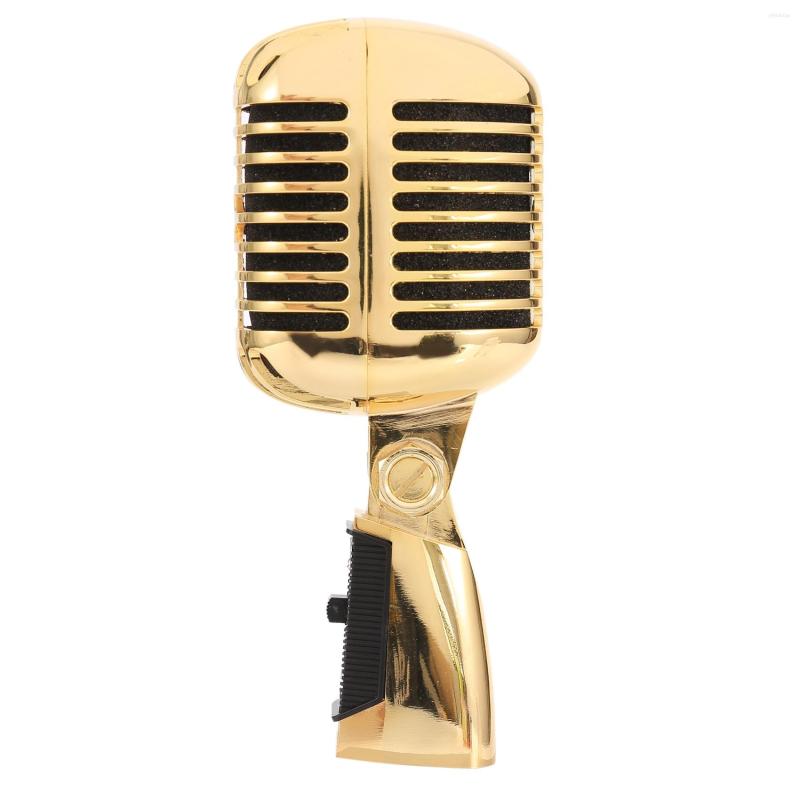 Microphones Microphones Professional Wired Vintage Classic Microphone Dynamic Vocal Mic For Live Performance Karaoke(Gold) S2411261