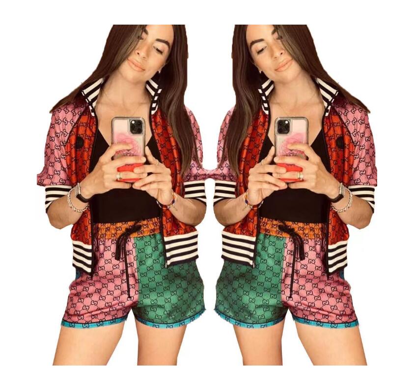 2023GG Womens Tracksuits cotton girls two-piece short sleeve fashion T-shirt letter embroidery design sense of niche suit set, Multi
2023GG Womens Tracksuits cotton girls two-piece short sleeve fashion T-shirt letter embroidery design sense of niche suit set, Multi