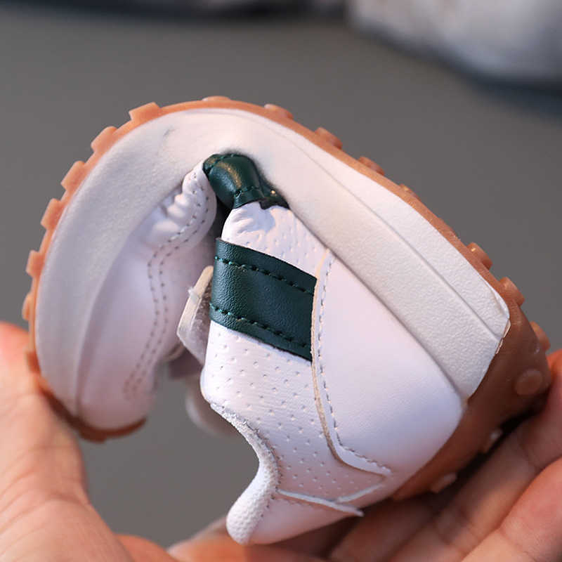 Athletic Outdoor Toddler Boy Shoes Autumn New Children's Sports Shoes Girls' Single Shoes Small Waist Soft Soles Boys' Father Shoes Bab