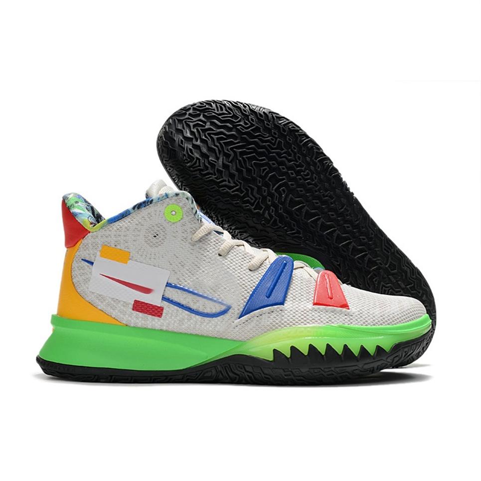 Womens Irving Kyrie 7 basketball shoes kids Kyries 7s vii sneakers Visions Multi color Christmas Light Bone Green Blue Red tennis 284F
Womens Irving Kyrie 7 basketball shoes kids Kyries 7s vii sneakers Visions Multi color Christmas Light Bone Green Blue Red tennis 284F