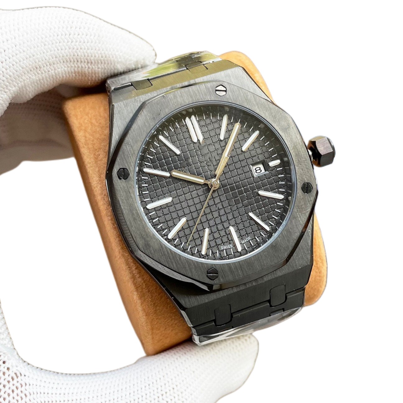 

mens automatic designer watches high quality mechanical movement watches Sapphire glass Rubber Watchband Diving Super Luminous mens Watch 41mm