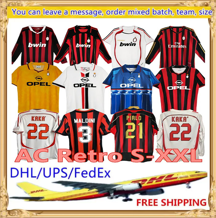 90 91 Retro shirts SOCCER JERSEYS 95 96 97 Gullit 01 02 03 12 14 15 Maldini Van Basten football KAKA Inzaghi 06 07 PIRLO SHEVCHENKO BAGGIO Ac MIlans JERSEY, Red
90 91 Retro shirts SOCCER JERSEYS 95 96 97 Gullit 01 02 03 12 14 15 Maldini Van Basten football KAKA Inzaghi 06 07 PIRLO SHEVCHENKO BAGGIO Ac MIlans JERSEY, Red