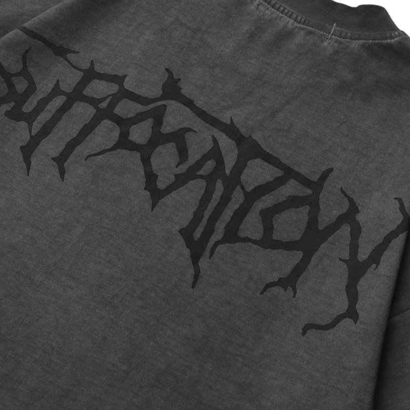 Men's T-Shirts Hip Hop Streetwear Oversize T-Shirt Men Angel Dark Print Tshirt Harajuku Cotton Loose T Shirt Summer Short Sleeve Tops Tees 230325