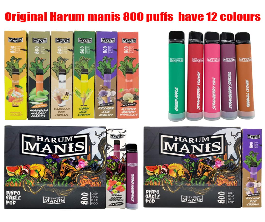 Electronic Cigarettes original 100 Harum manis 800 puffs 500 mah 3ml Prefilled device disposable vape Authorized5647539
Electronic Cigarettes original 100 Harum manis 800 puffs 500 mah 3ml Prefilled device disposable vape Authorized5647539