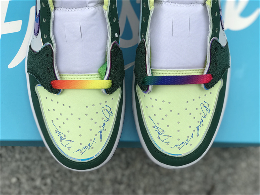 Basketball Shoes 1 1s Low Og Doernbecher Gorge Green Court Purple White Barely Volt Sail Sports Sneakers Original