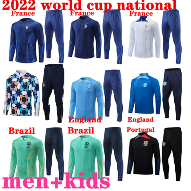 22/23 Various national teams Men kids Brazil football tracksuit world 2022 Cup Half pull soccer Portugal tracksuit kits jogging chandal survetement
22/23 Various national teams Men kids Brazil football tracksuit world 2022 Cup Half pull soccer Portugal tracksuit kits jogging chandal survetement