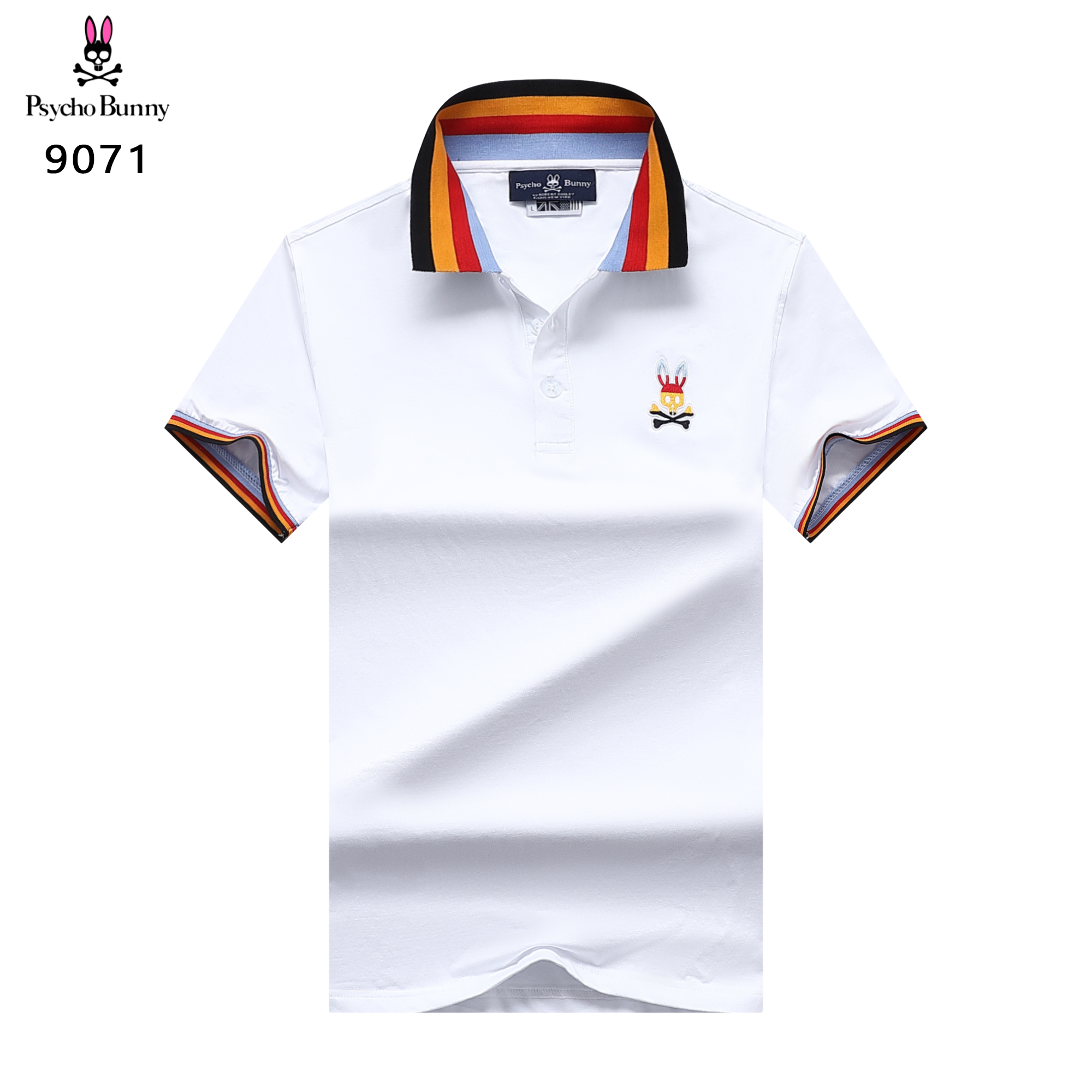 Summer Mens Polos Psychological Rabbit Brand Fashion Skull Rabbit Striped Polo Collar and Striped Short Sleeve T shirt Solid casual breathable sports shirt, Customize
Summer Mens Polos Psychological Rabbit Brand Fashion Skull Rabbit Striped Polo Collar and Striped Short Sleeve T shirt Solid casual breathable sports shirt, Customize