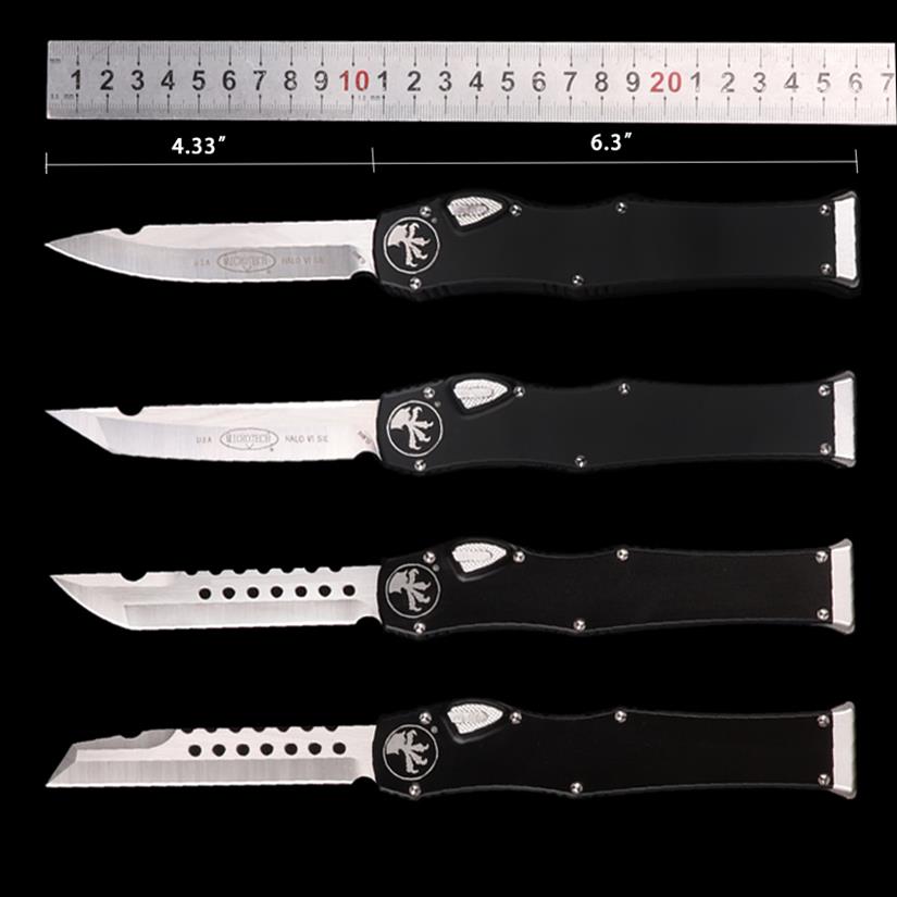promotion CNC Micro auto tech knife with plastic sheath D2 steel satin blade alum handle pocket knives outdoor knifes men gift pre165J
promotion CNC Micro auto tech knife with plastic sheath D2 steel satin blade alum handle pocket knives outdoor knifes men gift pre165J