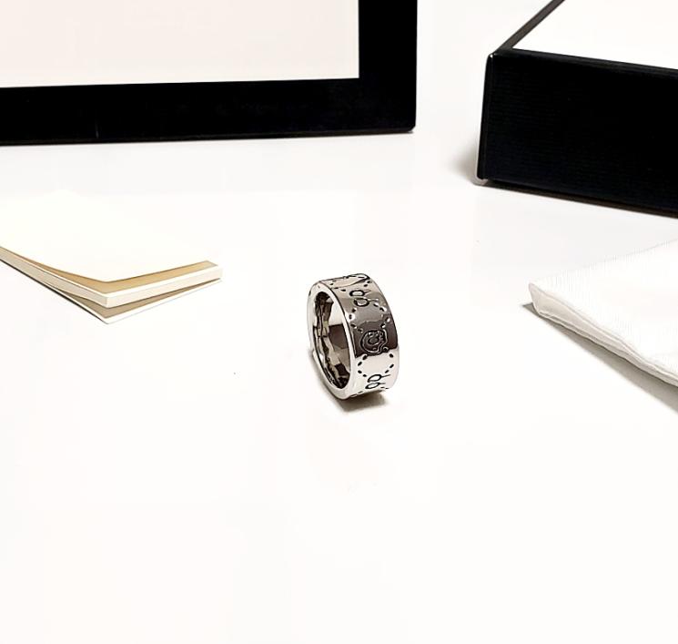 Luxury Silver Rings For Women Men G Rings Fashion Love Skull Letter Brass Ring NonFading AntiAllergies Valentine039s Day Birt6214445
Luxury Silver Rings For Women Men G Rings Fashion Love Skull Letter Brass Ring NonFading AntiAllergies Valentine039s Day Birt6214445