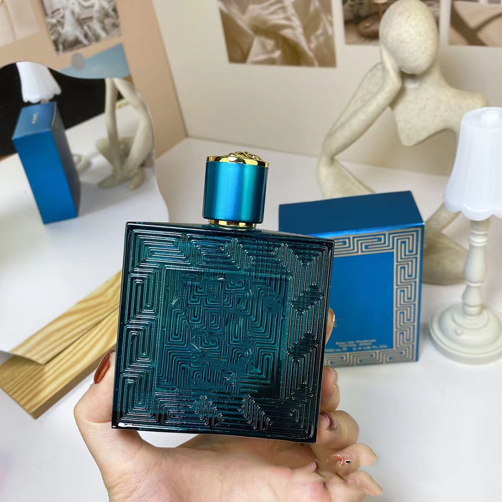 Brand Eros Men's perfume 100ml Blue eau de toilette Long Lasting fragrance Spray high quality fast ship
Brand Eros Men's perfume 100ml Blue eau de toilette Long Lasting fragrance Spray high quality fast ship